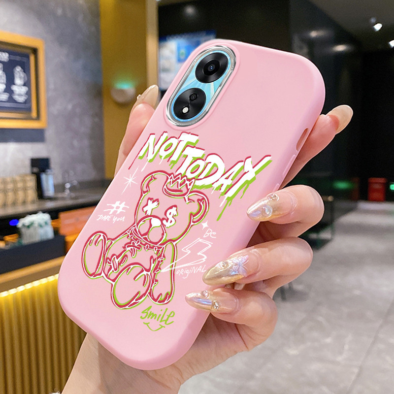 Ốp Lưng OPPO A58 5G A78 5G A58X 5G A1X A2X 5G A78 A79 5G A2 5G Case Sáng tạo Gấu Nhỏ