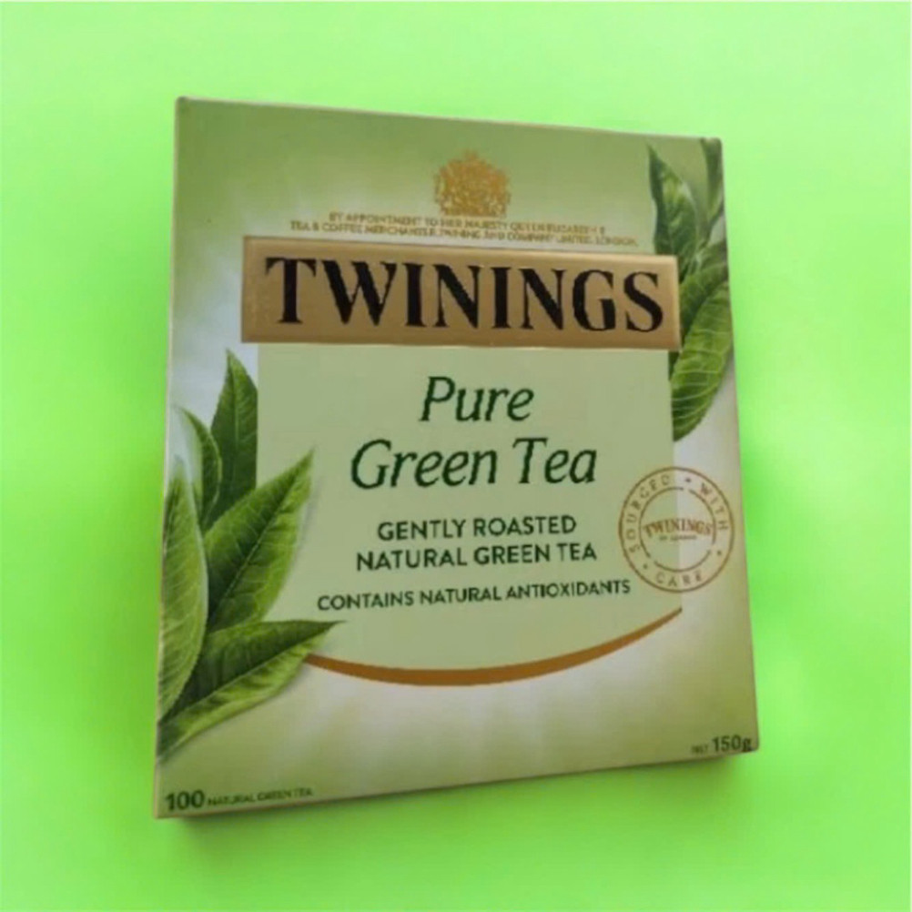 Trà Twinings Pure Green Tea trà xanh hộp 100 gói CHUẨN ÚC