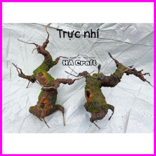  Gốc bonsai thân cây giả dáng Trực 18-20cm làm hoa mai đào trang trí ngày Tết S0270 