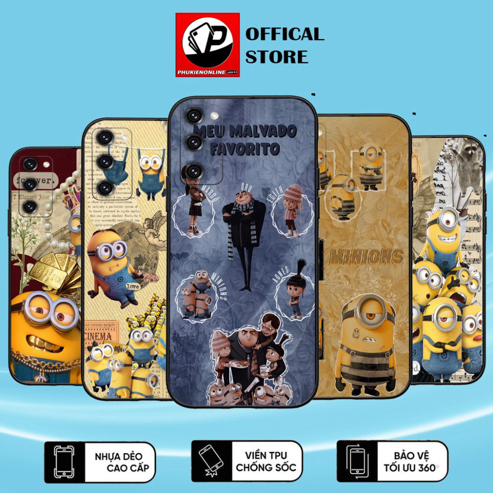 Ốp Lưng Samsung S20 , S20 Plus , S20 Fe , S20+ , S20 ULTRA Minion , Ốp Điện Thoại Chính Hãng Hoco