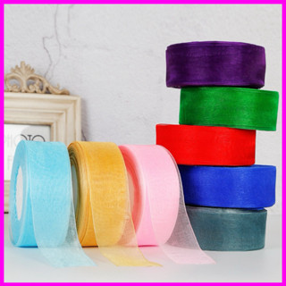  Giá sỉ - Cuộn ruy băng voan 4cmx45m làm đồ trang trí ruy băng bó hoa làm phụ kiện thủ công S0370 