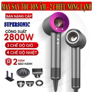 Máy Sấy Tóc Ion Âm 2 Chiều Nóng Lạnh Công Suất Cao SuperSonic Chăm Sóc Tóc Tạo Kiểu Nhanh Siêu Tốc