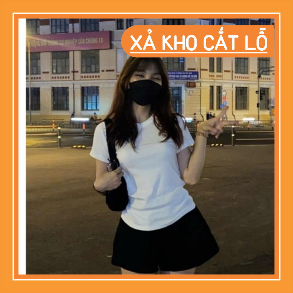 ÁO THUN BABY TEE TRƠN , BASIC TEE FORM ÔM, BABY TEE BODY | BigBuy360 - bigbuy360.vn