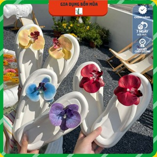 Dép đi biển Dép xỏ ngón đi biển họa tiết hoa mùa hè 2025 siêu xinh đẹp (có sỉ)