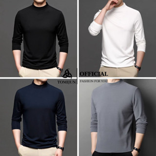 Áo Giữ Nhiệt Nam Dài Tay Cao Cấp GLORYO Thun Cổ Cao Lót Nỉ Bông Co Giãn Giữ Ấm Màu Sắc Trẻ Trung