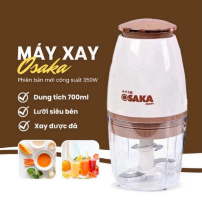 Máy Xay Thịt Mini OSAKA Nắp Đồng Xay Sinh Tố,  Máy Xay Đa Năng