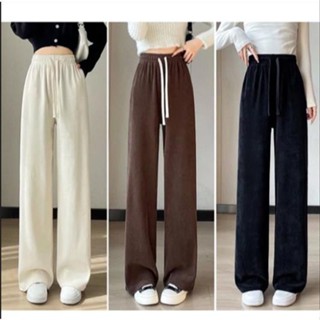 Quần Ống Rộng Chất Nhung Tăm Dày, Quần Nhung Tăm Nữ Siêu Dày M17 - PQM STRORE