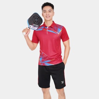 Áo Thể Thao Nam HERMOD Pickleball, Cầu Lông, Bóng Chuyền, Vải Co Dãn, Thoáng Mát, Thấm Hút TL05DO