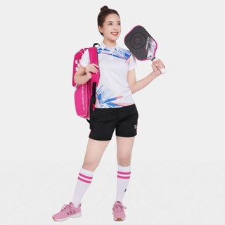 Bộ Đồ Thể Thao Nữ HERMOD Pickleball, Tennis, Cầu Lông, Bóng Chuyền, Vải Co Dãn, Thoáng Mát, Thấm Hút TL05TR