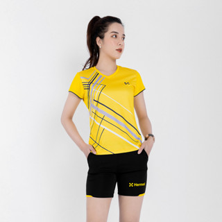 Áo Thể Thao Nữ HERMOD Tennis, Cầu Lông, Bóng Chuyền, Vải Co Dãn, Thoáng Mát, Thấm Hút B03VA