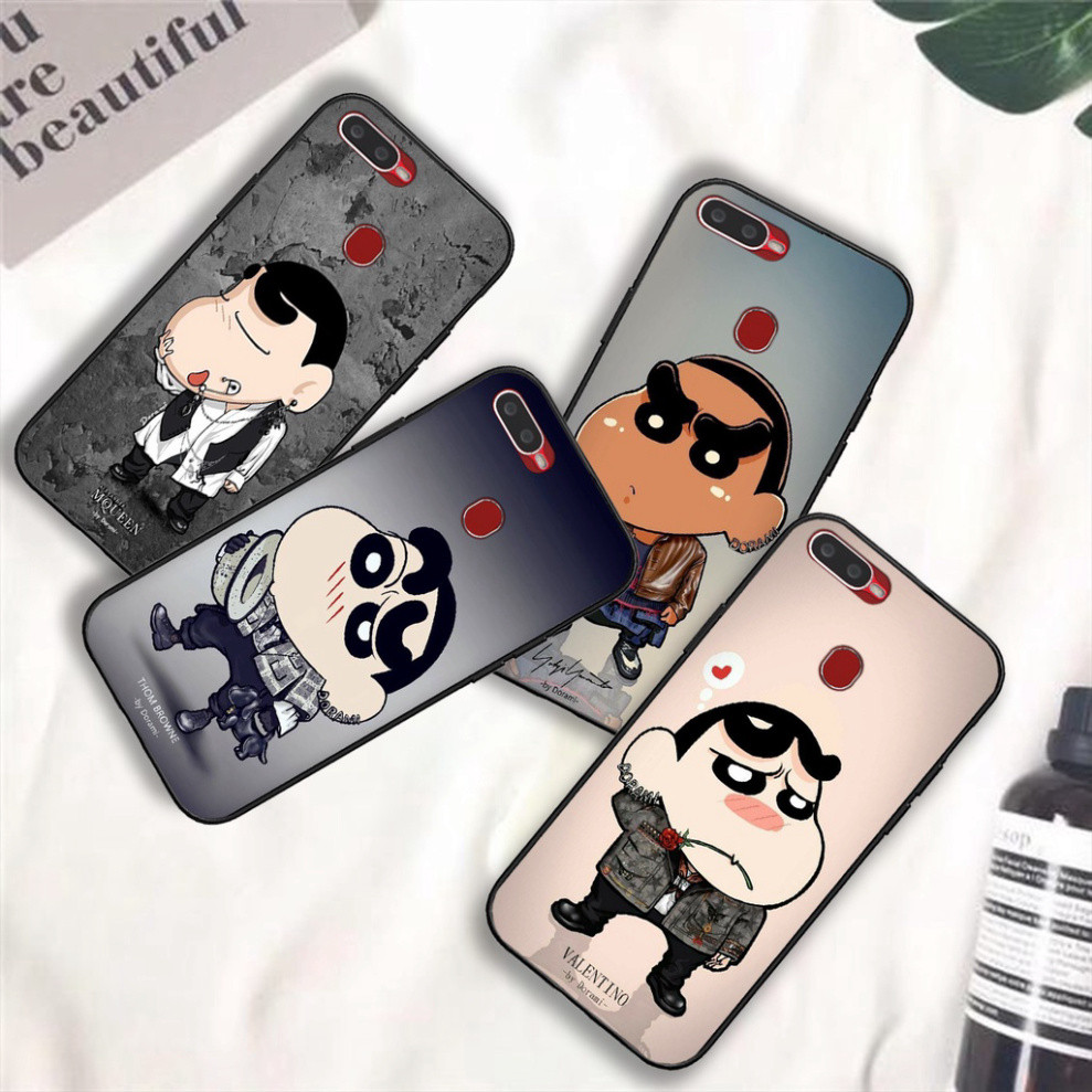 Ốp Lưng Oppo A5s , A7 , F9 , A12, Ốp Điện Thoại In Hình Shin - Official Brand Floveme, Silicon Cao C