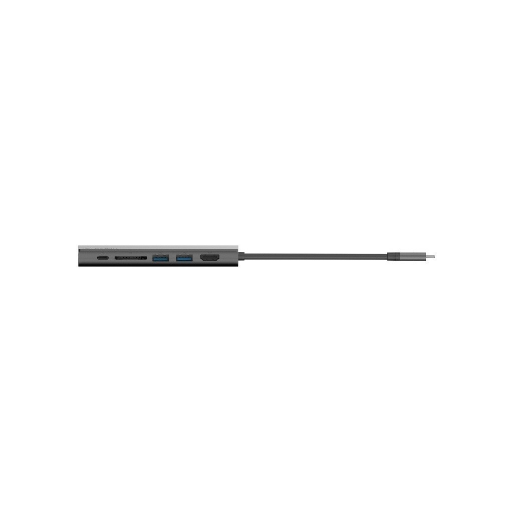 Hub chuyển đổi Belkin USB Type C Multimedia 6in1 - HDMI 4K 30Hz, Gigabit ethernet | BigBuy360 - bigbuy360.vn