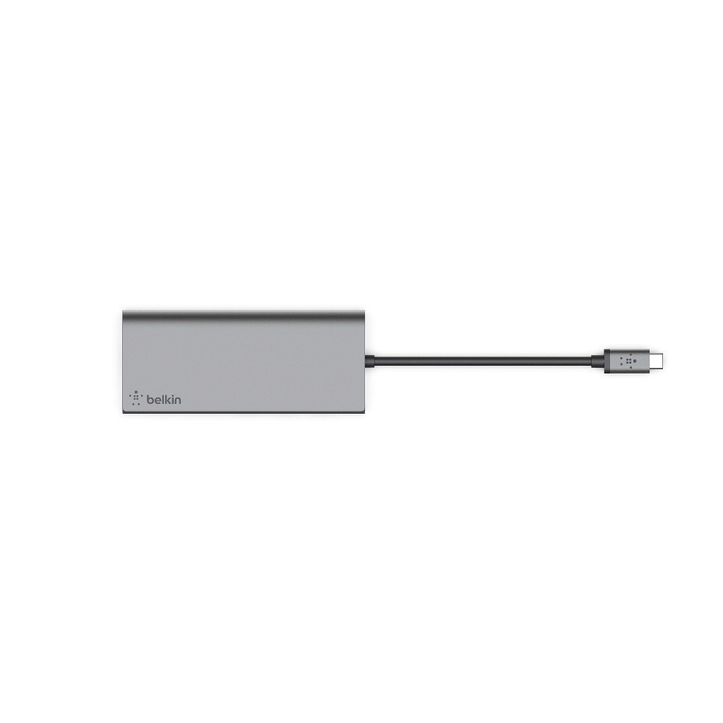Hub chuyển đổi Belkin USB Type C Multimedia 6in1 - HDMI 4K 30Hz, Gigabit ethernet | BigBuy360 - bigbuy360.vn