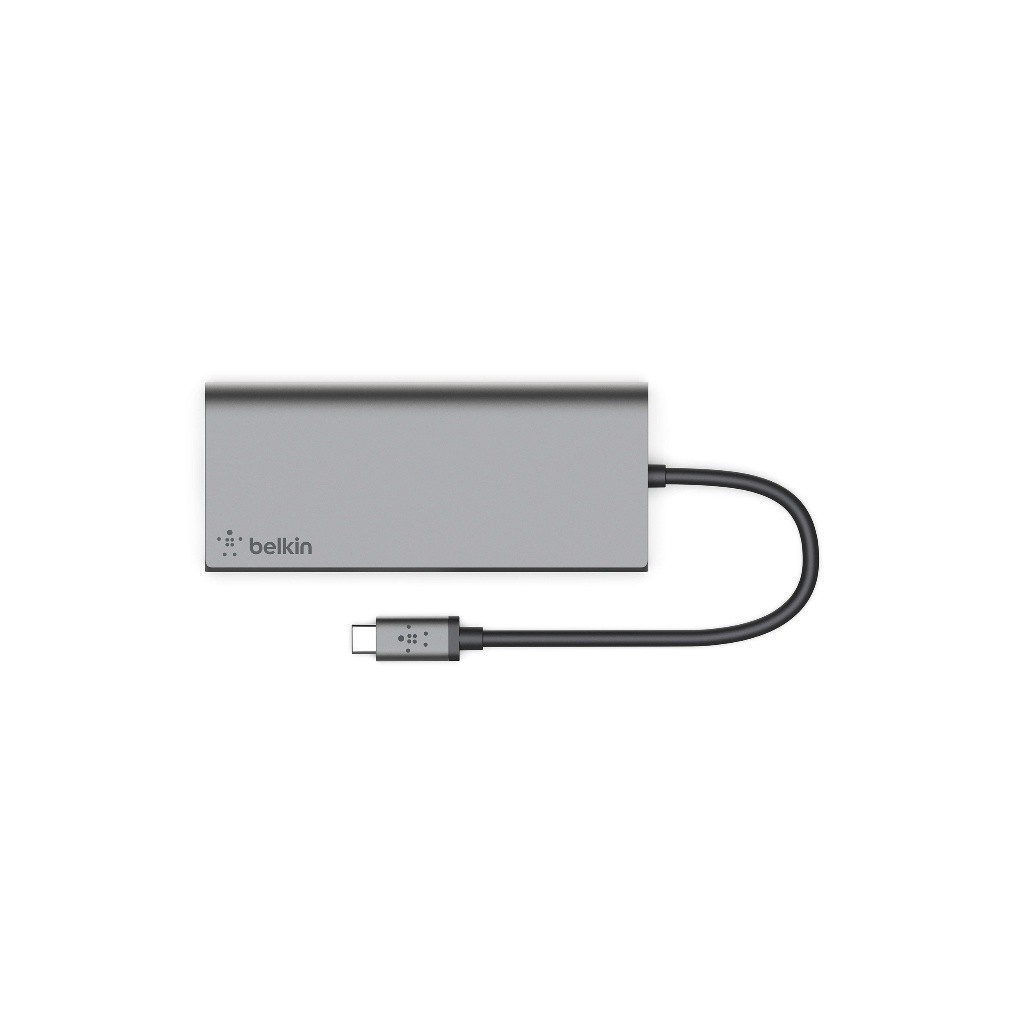 Hub chuyển đổi Belkin USB Type C Multimedia 6in1 - HDMI 4K 30Hz, Gigabit ethernet | BigBuy360 - bigbuy360.vn
