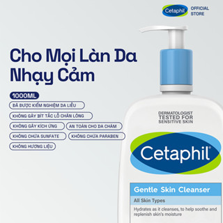 [LIVE] Sữa rửa mặt dịu lành cho da nhạy cảm CETAPHIL GENTLE SKIN CLEANSER 1000ML