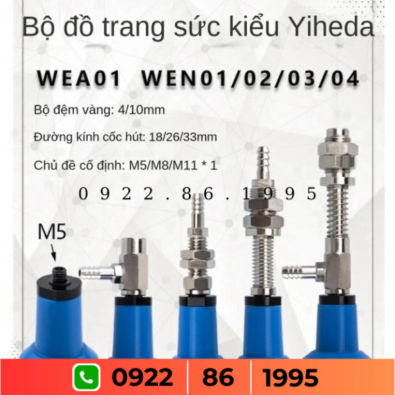 WEN01-D33-D26-D18 Cốc Hút Chân Không WEA01-D18-D16-D33 new