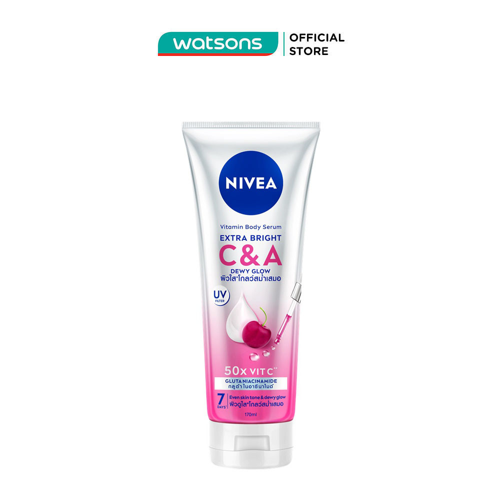 Tinh Chất Dưỡng Thể Nivea Vitamin Body Serum Extra Bright C & A 170ml
