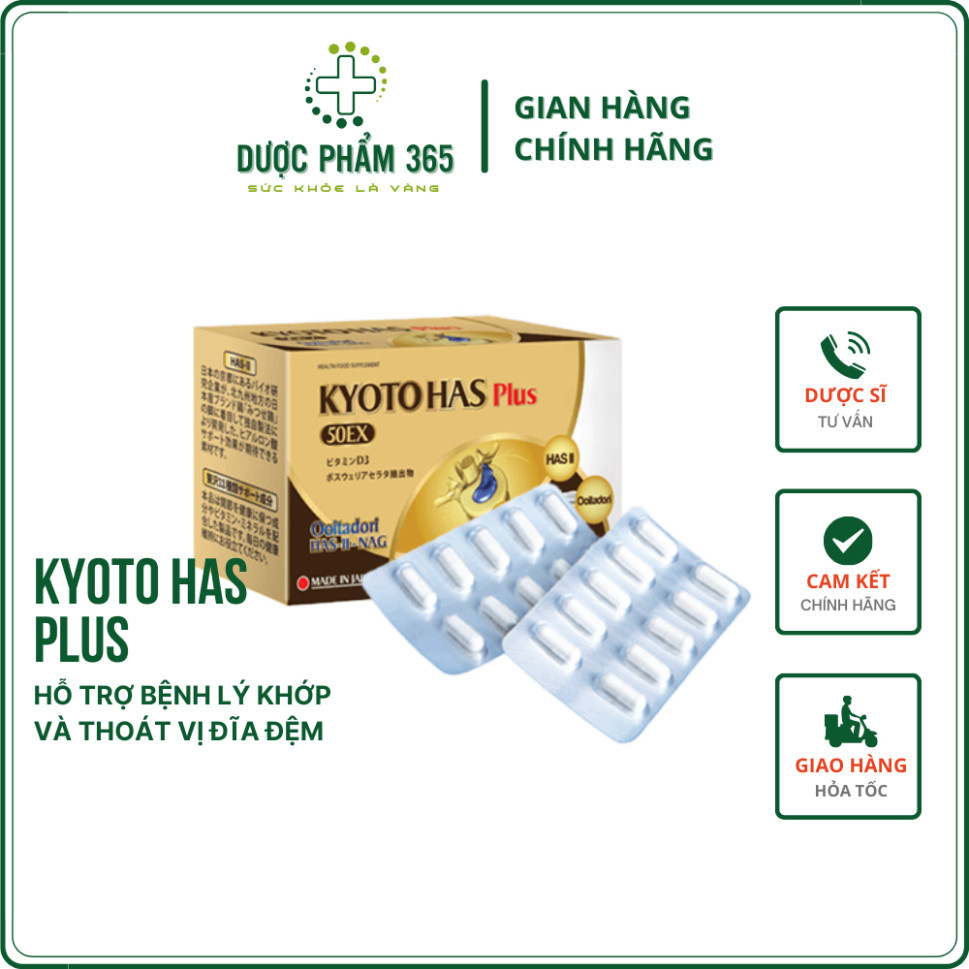 Kyoto Has 50EX PLUS - Giải pháp hỗ trợ các bệnh lý về khớp và thoát vị đĩa đệm