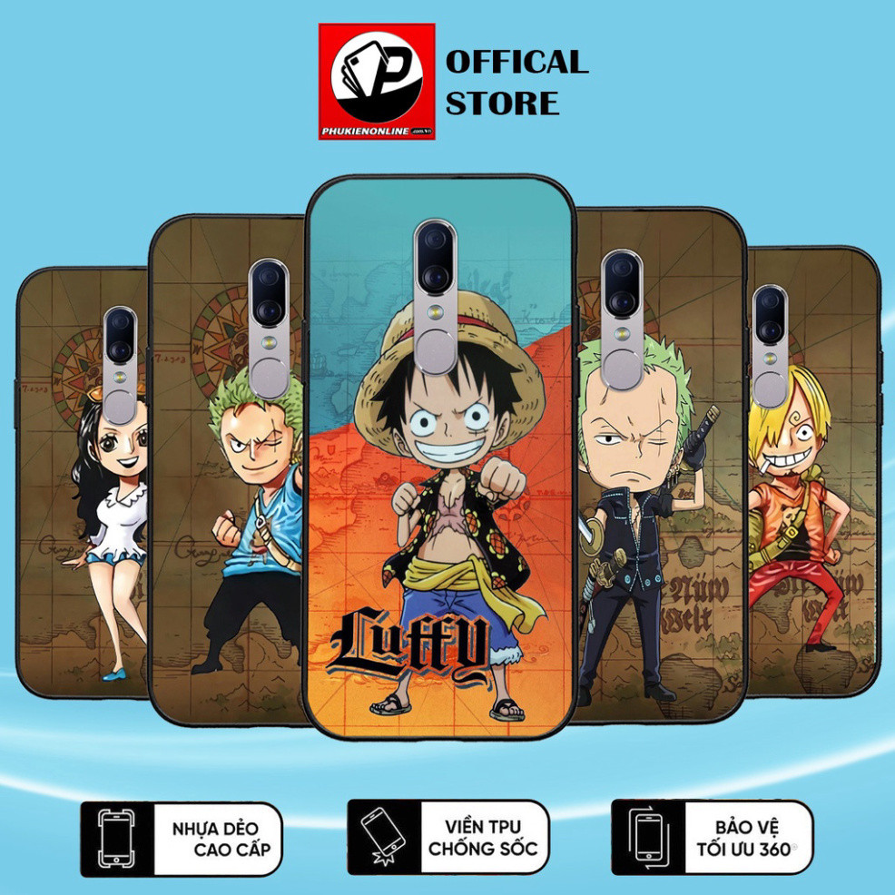 Ốp Lưng Oppo F11 , F11 Pro, Ốp Điện Thoại In Hình One Pice - Chính Hãng Floveme, TPU Cao Cấp