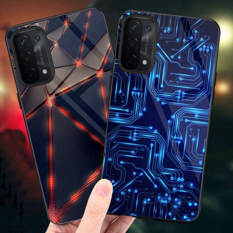 Ốp Lưng KÍNH BÓNG OPPO A74, A74 5G, A95, A54 5G PHIÊN BẢN MỚI .