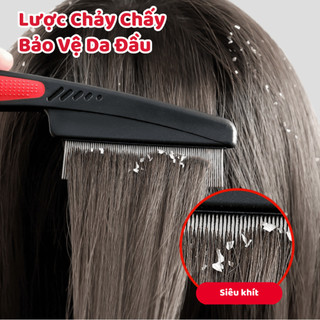 Lược Chải Chấy Lược Chải Chí Lược Chải Gàu Thép Không Gỉ Lược Bí Siêu Bền Không Đau Không Gãy Life Plus - LCT01