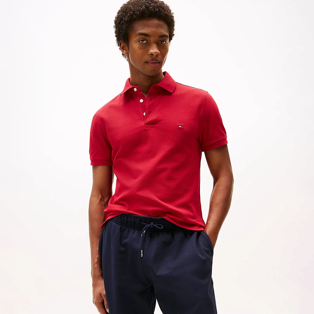 TOMMY HILFIGER - Áo Polo Nam Tay Ngắn 1985 Slim Polo - MW0MW17771XLD