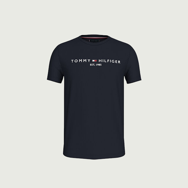 TOMMY HILFIGER - Áo Thun Nam Tay Ngắn Im Core Tommy Logo Tee MW0MW16171DW5