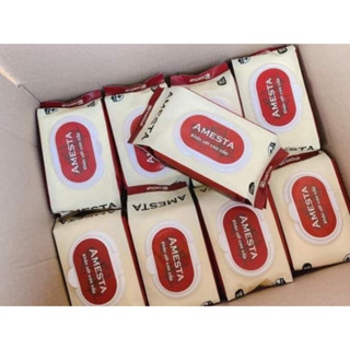  Thùng 24 Gói 120 tờ khăn giấy ướt Amesta phú đạt 3 lớp không cồn an toàn cho da 