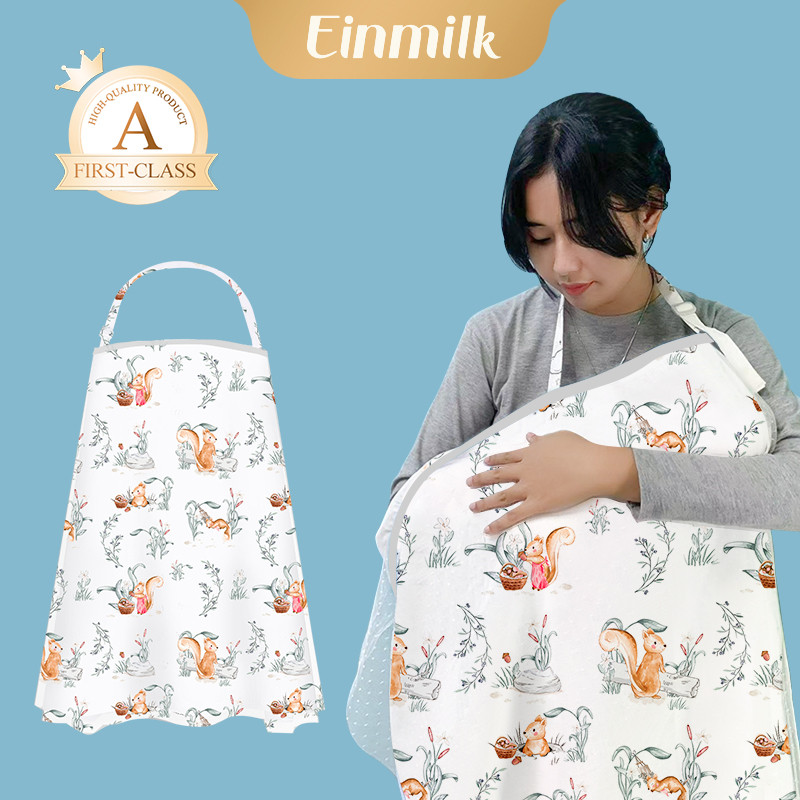 Einmilk Tấm phủ cho con bú của mẹ đa năng Tấm phủ quấn em bé Chăn ngủ cho em bé QNC91