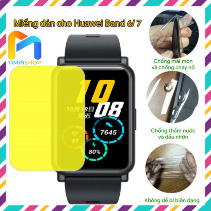 [2 miếng] Dán Huawei band 6/ Huawei Band 7/ Huawei Band 8/ Huawei Band 9/ 10