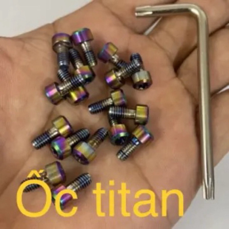 1 cặp ốc màu titan + lục abnzvcss666 agaubvz666