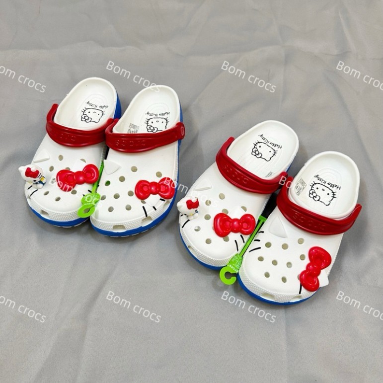 |Có Sẵn| Dép Sục Crocs Hello Kitty Size Người Lớn