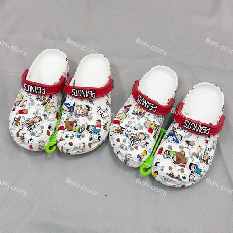 |Có Sẵn| Dép Cross Peanuts Snoopy Hoạt Hình Nam Nữ