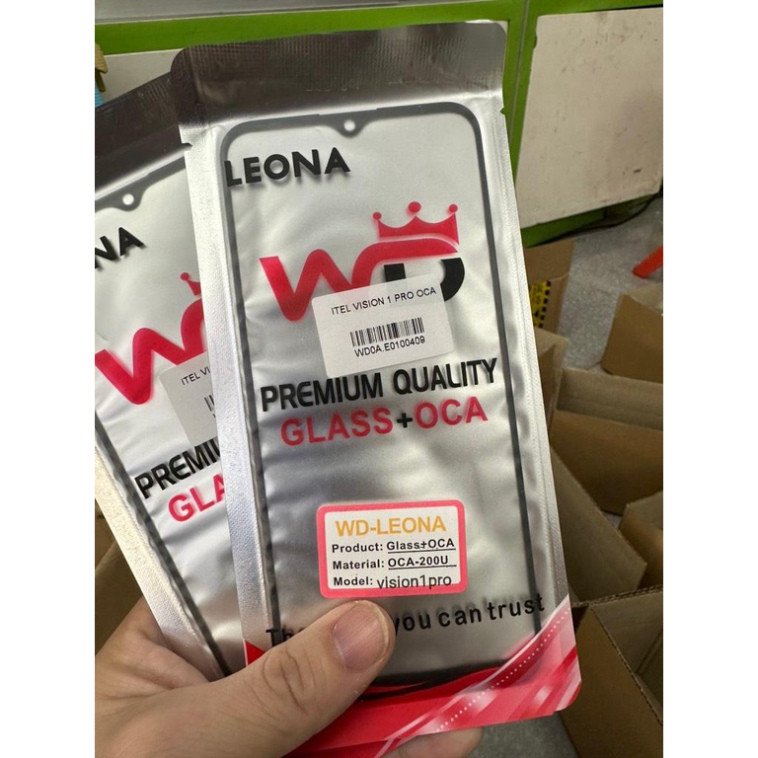 kính itel vision 1 pro L6502/L6501 liền keo dùng để ép kính