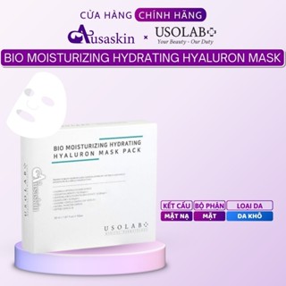 Hộp Mặt Nạ Cấp Ẩm USOLAB Hyaluronic Acid Exosome 30ml - Bio Moisturizing Hydrating Hyaluron Mask Pack