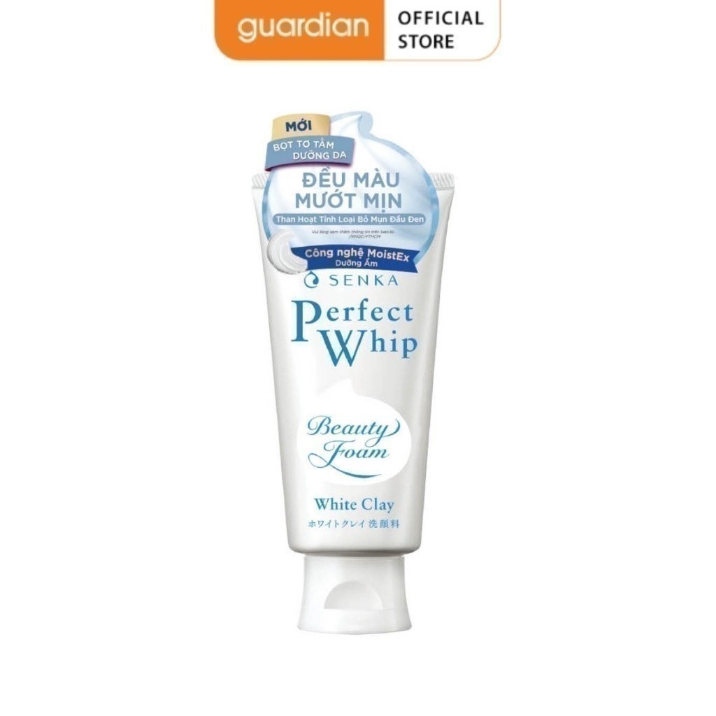 Sữa Rửa Mặt Tạo Bọt Chiết Xuất Đất Sét Trắng Perfect White Clay Senka 120Gr