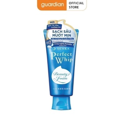 Sữa Rửa Mặt Tạo Bọt Chiết Xuất Tơ Tằm Trắng Perfect Whip Senka 120Gr