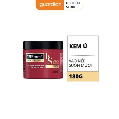 Kem Ủ Tóc Vào Nếp Suôn Mượt Tresemmé Keratin Smooth Deep Smoothing Mask 180ml