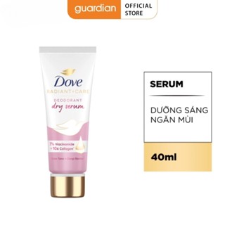 Serum Dưỡng Sáng Ngăn Mùi Dove Dành Cho Nữ 3% Niacinamide Và 10x Collagen Giúp Da Sáng Mịn Đều Màu 40ml | HSD: 10 tháng