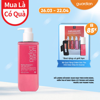 Dầu Gội Giúp Tóc Suôn Mượt Và Dễ Vào Nếp, Giữ Nếp 24h Mise En Scene Perfect Serum Styling Shampoo 530ml