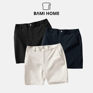 Quần short kaki nam thanh lịch BAMI HOME quần đùi kaki cao cấp form âu nam QK11