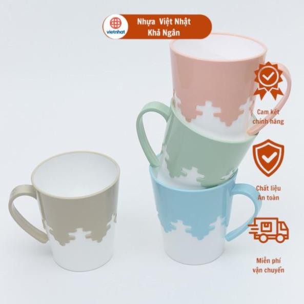 Cốc 2 Màu chính hãng Nhựa Việt Nhật 6266 – Hàng Việt Nam chất lượng cao cốc dầy loại 1  - kho sỉ