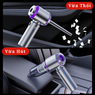 Máy Hút Bụi Ô Tô Cầm Tay Không Dây Lực Hút Mạnh Nhỏ Gọn Sang Trọng Nhiều Đầu Hút Nhiều Đầu Thổi