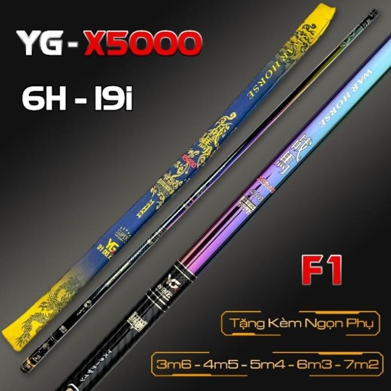 cần câu tay YG - X5000 ( 6H - 19i ) F1 cần câu cá