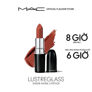 [LIVESTREAM MAC x HANNAH OLALA] MAC - Bộ 2 món: Son thỏi bóng MAC Lustreglass Sheer Shine Lipstick