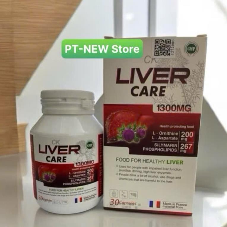 [CHÍNH HÃNG] Ck LIVER CARE 1300 mg- nhập khẩu từ Pháp hỗ trợ thanh nhiệt, giải độc gan (Hộp/ 30 viên