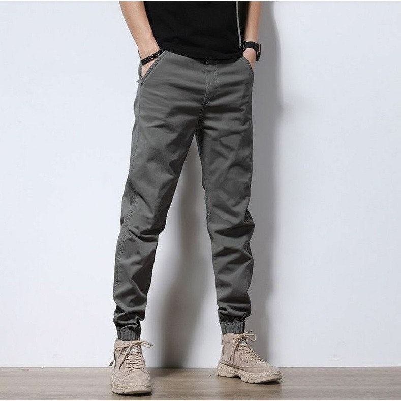 Quần Jogger Kaki - JG1 Cạp Chun Bo Gấu Trẻ Trung, Jogger Kaki Cao Cấp Hàng Xuất Khẩu MQ LUXURY 68
