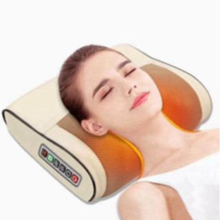 Gối Massage Cổ Vai Gáy Hồng Ngoại 20 Bi Cao Cấp , Máy Massage Toàn Thân Hiệu Qủa Chính Hãng