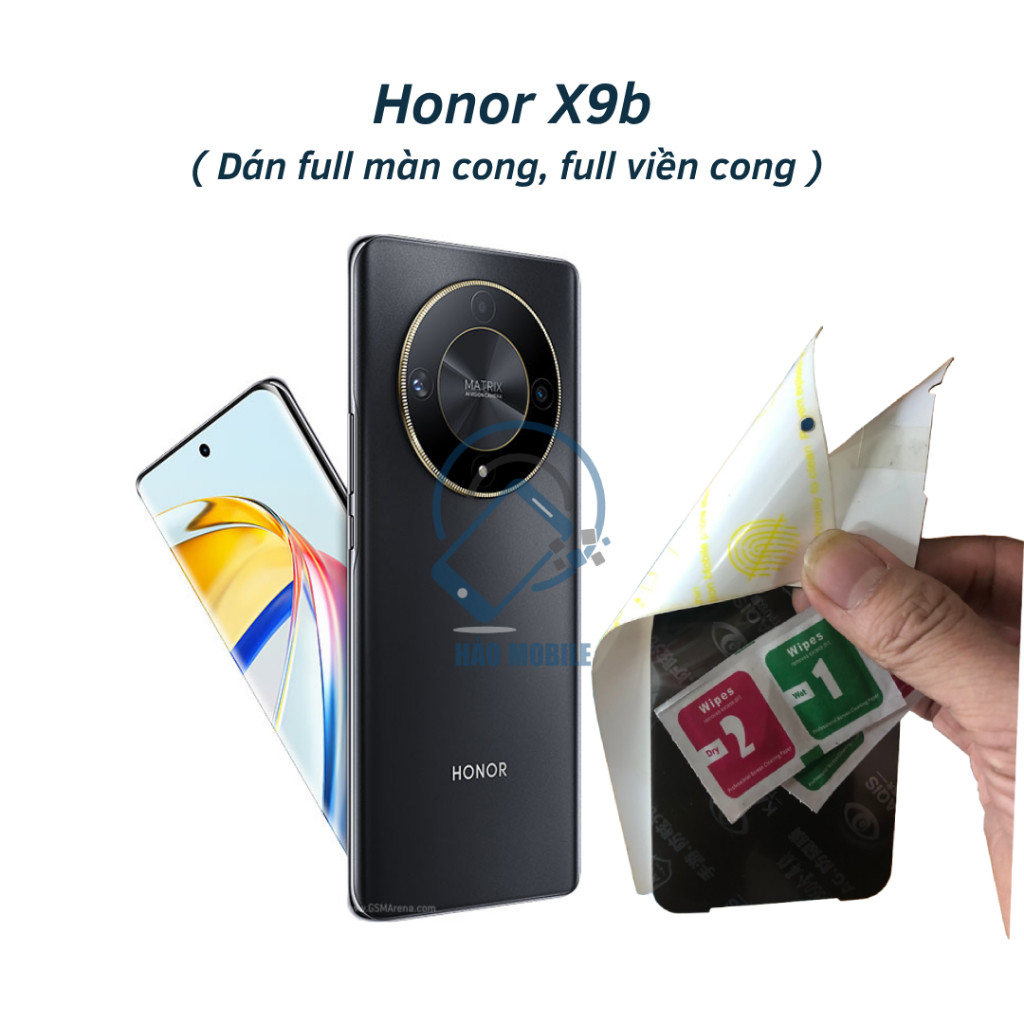 Dán PPF cho Honor X9b ( trong suốt và chống nhìn trộm ) dán full màn cong