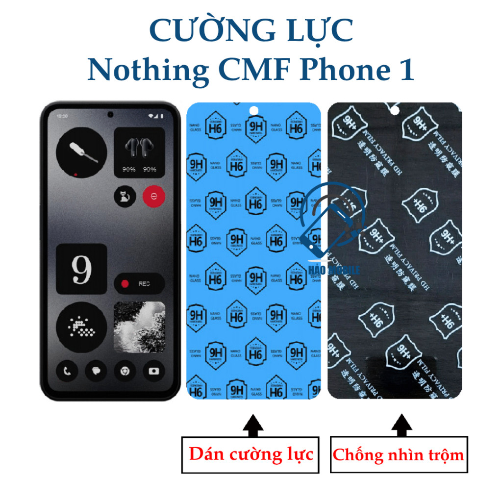 Dán cường lực dẻo nano Nothing CMF Phone 1 ( trong suốt và chống nhìn trộm )
